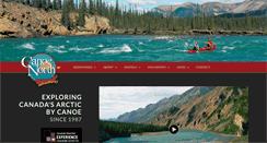 Desktop Screenshot of canoenorthadventures.com